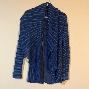 Lauren Ralph Lauren weaved knitted open front   cardigan
